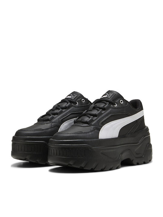 Karmen Γυναικεία Flatforms Sneakers Μαύρο Χρώμα