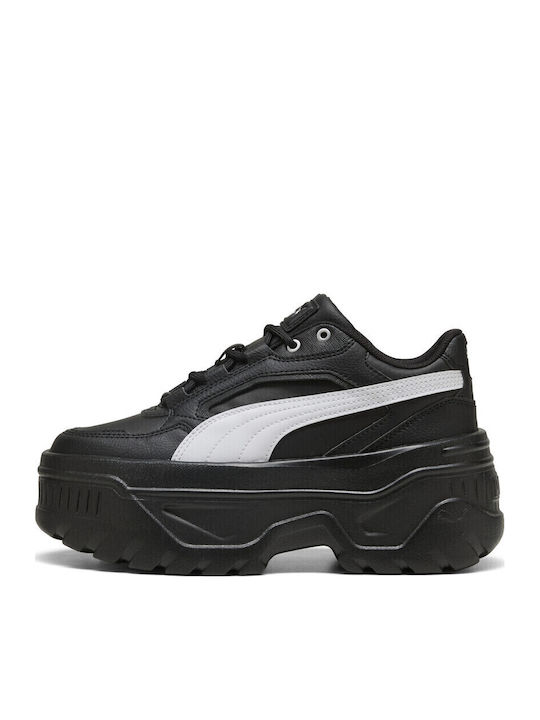 Karmen Γυναικεία Flatforms Sneakers Μαύρο Χρώμα