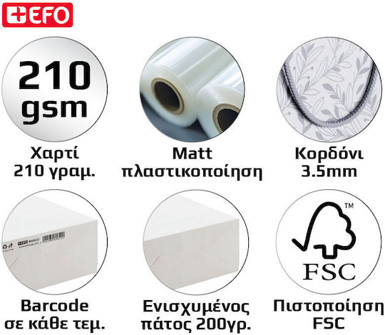 +Efo Τσάντα για Δώρο Πολύχρωμη 32x42εκ.
