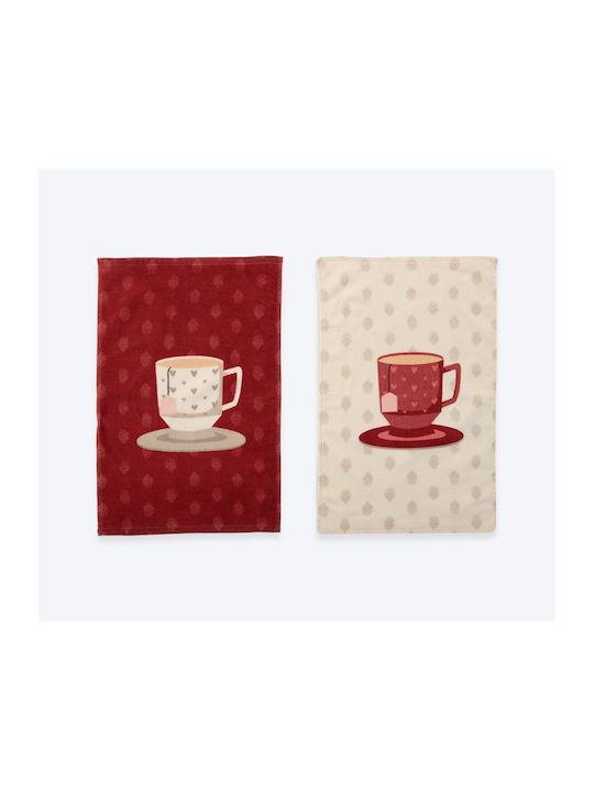 Nef-Nef Homeware Cup Of Tea Prosop de ceai în Culoarea Ecru 40x60cm Nef-Nef Homeware Cup Of Tea Prosop de ceai în Culoarea Ecru 40x60cm