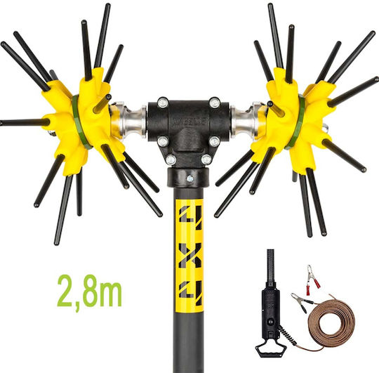 Agelis Olivenernter Typ Seeigel mit fester Stange 2.8m