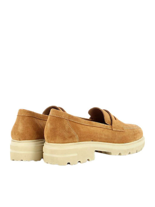Leather Women's Loafers Light Tabbac