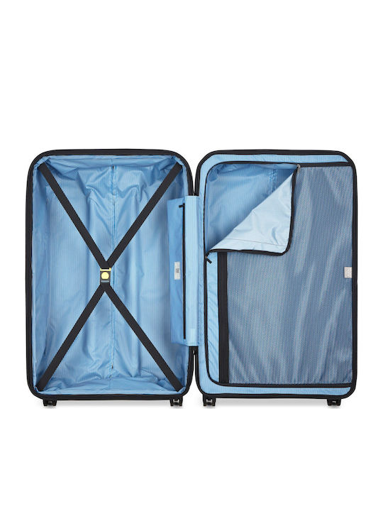 Delsey Lutece SE Medium Hard Suitcase Peacock with 4 Wheels Height 69cm