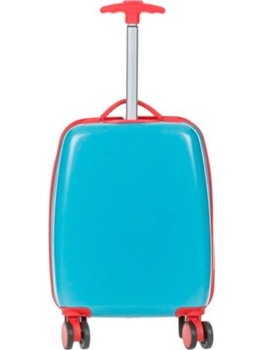 Kinder Reisekoffer Blau Rot mit 4 Räder