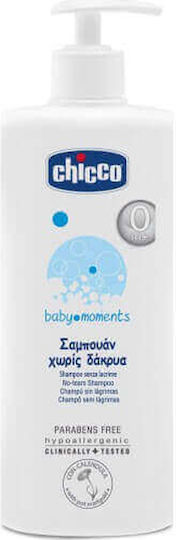 Chicco Baby Moments Shampoo No Tears 500ml with Pump