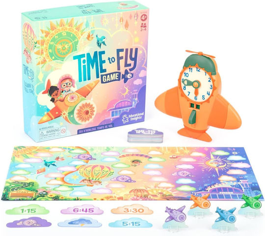 Board Game Time To Fly for 2-4 Players 4+ Years Old Educational Insights