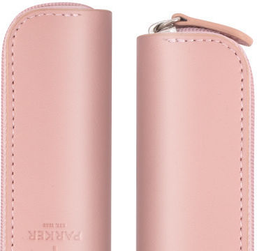Parker Leather Pen Holder Suitable for 1 Pen Pink