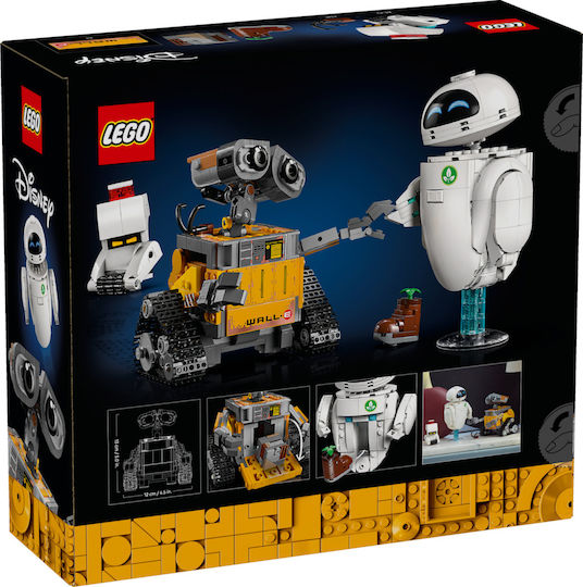 LEGO Disney WALL-E and EVE for 18+ Years 811 Pieces