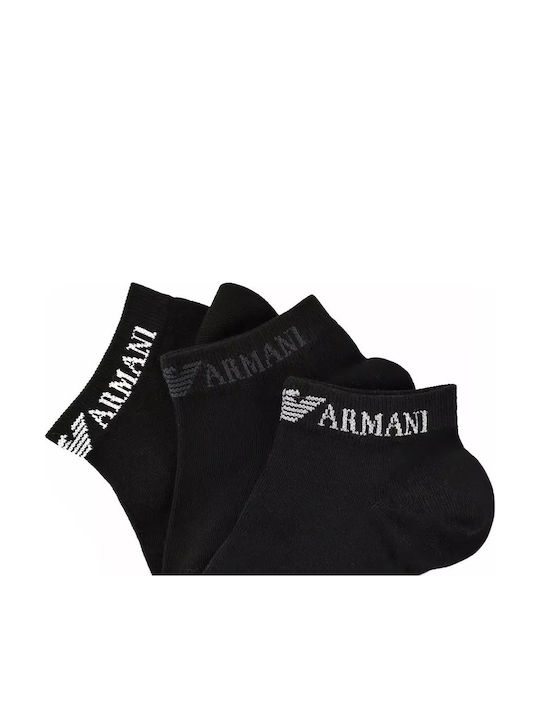 Emporio Armani Ανδρικές Κάλτσες Μαύρο 3Pack