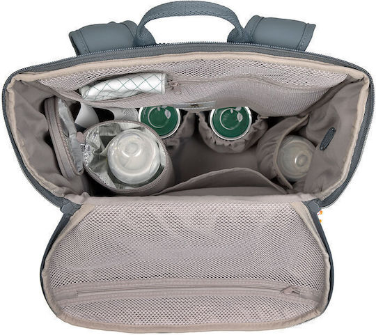 Laessig Wickeltasche-Wickelrucksack Gray