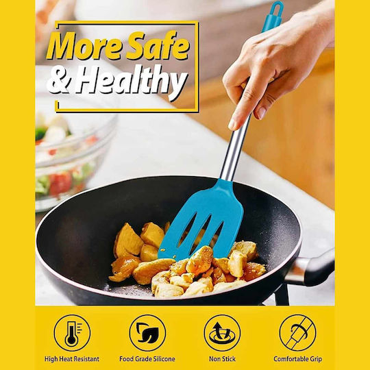 Uncle George Spatula Slotted Silicone 35cm