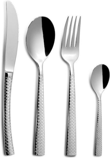 Max Home Desert / Ice Cream Stainless Steel Silver Spoons 6 Pieces