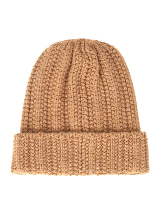 Beanie Beanie Knitted in Brown color