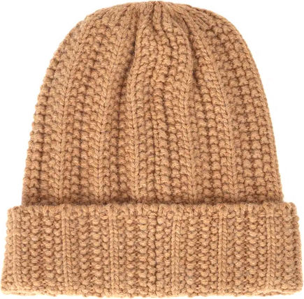 Beanie Beanie Knitted in Brown color
