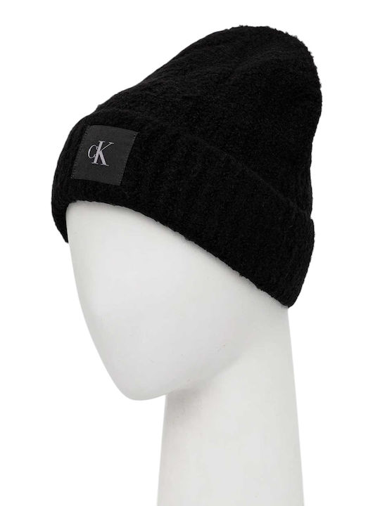 Beanie Ανδρικός Σκούφος Πλεκτός σε Μαύρο χρώμα