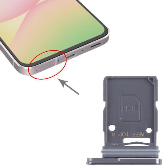 Oem Υποδοχή Κάρτας Sim Sim Tray Samsung Galaxy A56 Sm-a566u Grey