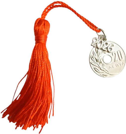 Kalliopi Silver Handmade Hanging Lucky Charm Silver 2026 2.5x2.5cm 1pcs