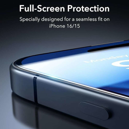 Anank 3D 1x Подсилен Извит Защитен Екран 10 Бройки iPhone 16 Pro Max Прозрачен