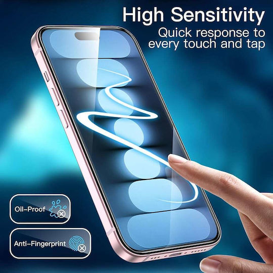 Anank 3D Gebogener Displayschutzfolie 10 Stück Für iPhone 15 Klare