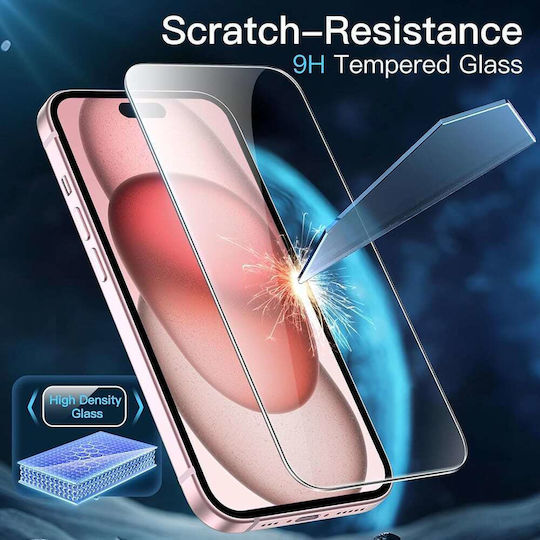 Anank 3D Gebogener Displayschutzfolie 10 Stück Für iPhone 15 Klare