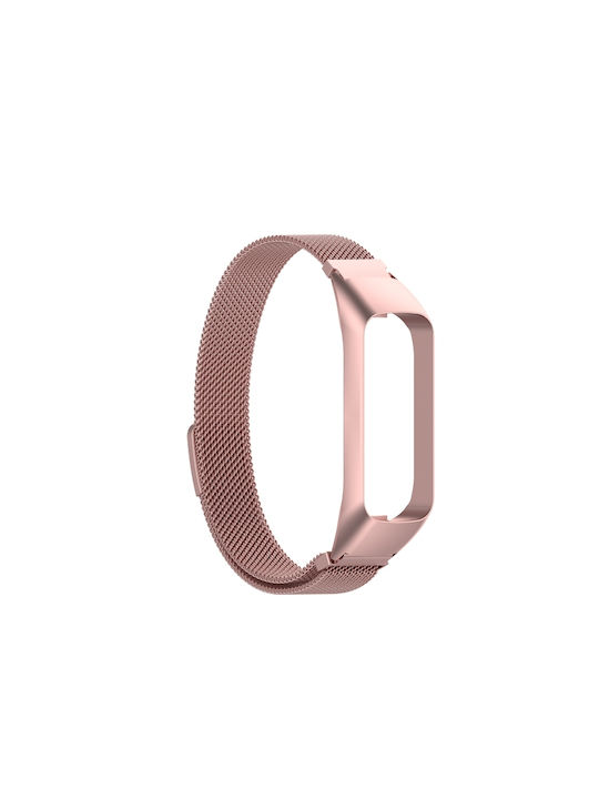 Milanese Λουράκι Ανοξείδωτο Ατσάλι Ροζ Χρυσό (Galaxy Fit 2)