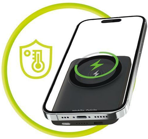 Mobile Origin MagSafe Power Bank 5000mAh 15W Power Delivery Μαύρο