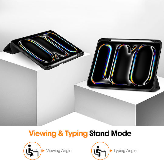 Smartcase Flip Cover Μαύρη (iPad Pro 2024 11)