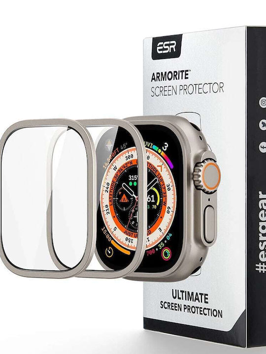 ESR Armorite Vollflächig gehärtetes Glas für das Apple Watch Ultra 49mm 2Stück