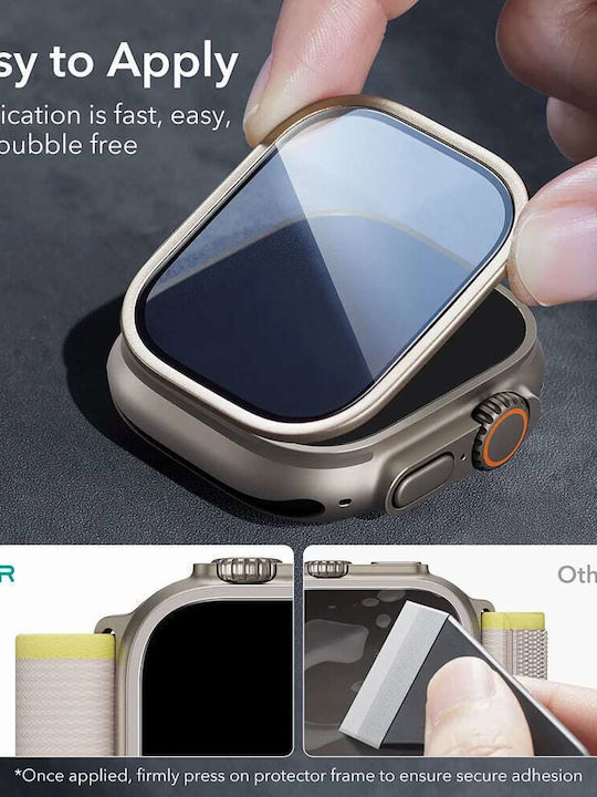 ESR Armorite Vollflächig gehärtetes Glas für das Apple Watch Ultra 49mm 2Stück