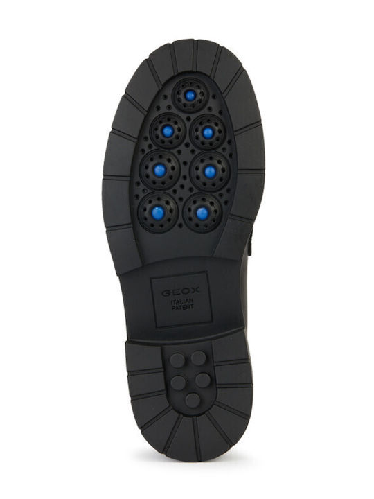 Spherica Δερμάτινα Γυναικεία Μοκασίνια σε Μαύρο Χρώμα