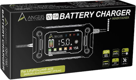 Agelis Car Battery Charger & Maintainer 12V