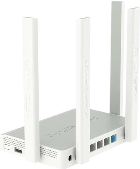 Keenetic Безжичен Рутер Wi-Fi 5 - Wi-Fi 5 с 4 Порта Ethernet
