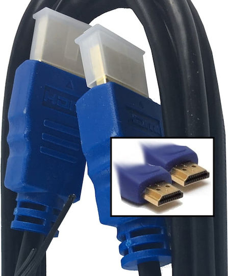 Opticum Cabluri HDMI 1.4 High Speed 1080p 120Hz HDMI De Sex Masculin - HDMI De Sex Masculin 1.2m Albastru