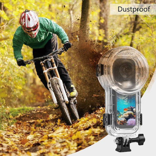 Puluz Ip68 Αδιάβροχη Θήκη 60m Insta360 X5 Transparent