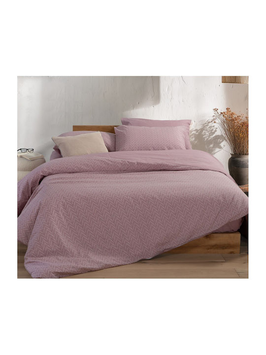 Nef-Nef Homeware Suspen Σετ Σεντόνια Υπέρδιπλα 240x270εκ. Caramel (4τμχ)