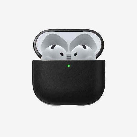 Nomad Θήκη Δερμάτινη σε Μαύρο χρώμα για Apple AirPods 4