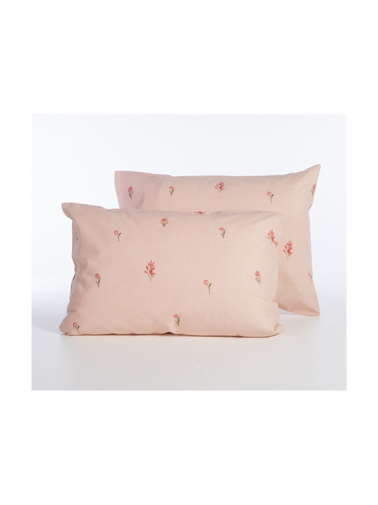 Nef-Nef Homeware Bamb.fragesca Pillowcase with Envelope Cover Ecru 52x72cm.