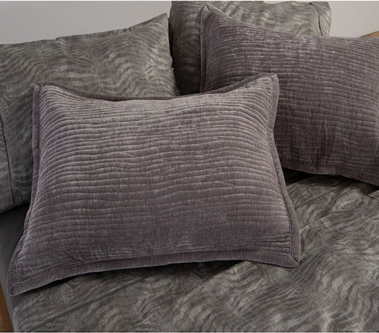 Nef-Nef Homeware Brave Pillowcase Set Oxford Mocca 52x72cm.