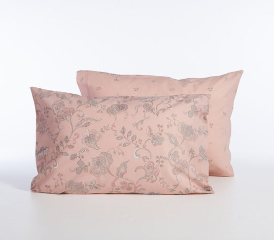 Nef-Nef Homeware Bamb.carena Калъфка за Възглавница с корица за плик Розов 52x72см.