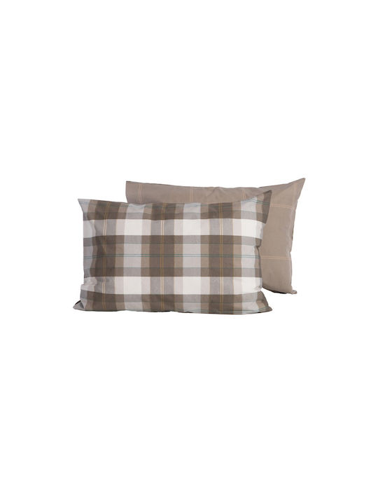 Nef-Nef Homeware Bamb.racket Μαξιλαροθήκη με Φάσα Denim 52x72εκ.
