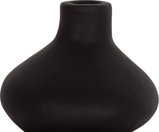 Homemarkt Σετ 2 Επιτραπεζια Διακοσμητικα Βαζα Chelin Ημ21144 Τερακοτα Μαυρο & Μωβ