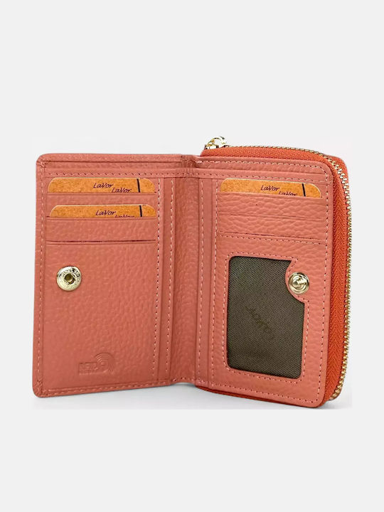 Малък Дамско Портмоне Класически с RFID Peach