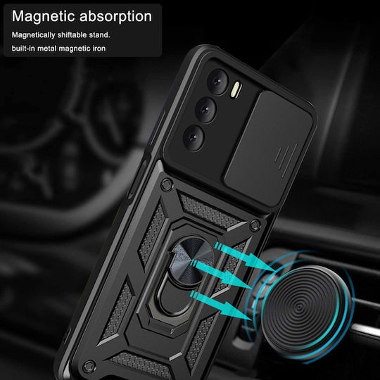 Umschlag Rückseite Schwarz (Galaxy A16Oppo A16s)