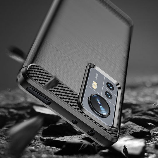 Back Cover Silicone Black (Xiaomi 12 / 12XRealme 12x)