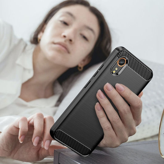 Umschlag Rückseite Silikon Schwarz (Galaxy XCover7)