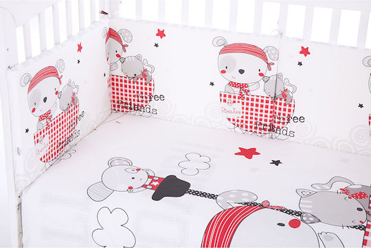 Kikka Boo Set Pentru Patut Pirates Alb 2buc piese