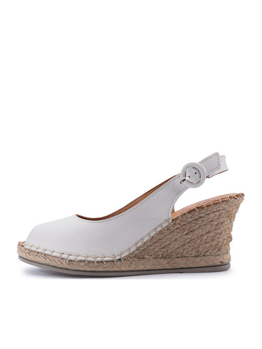 Damenplattformen Beige