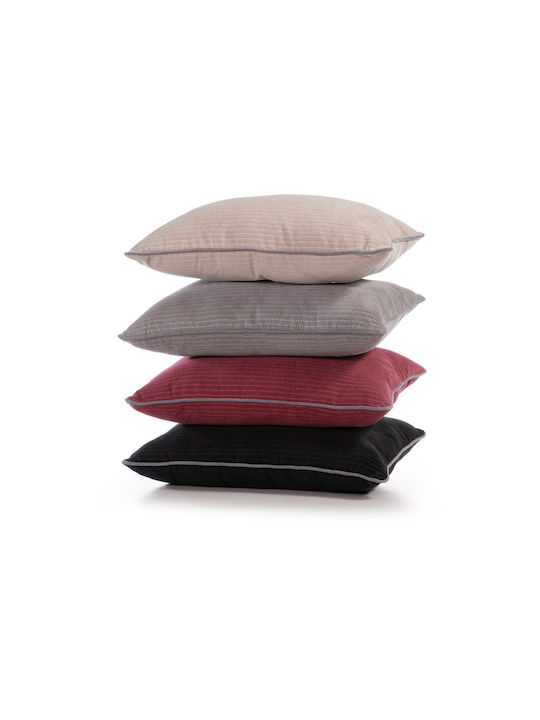 Nef-Nef Homeware Sofa-Kissen Santana Aus 100% Baumwolle Burgundisch 35x50cm