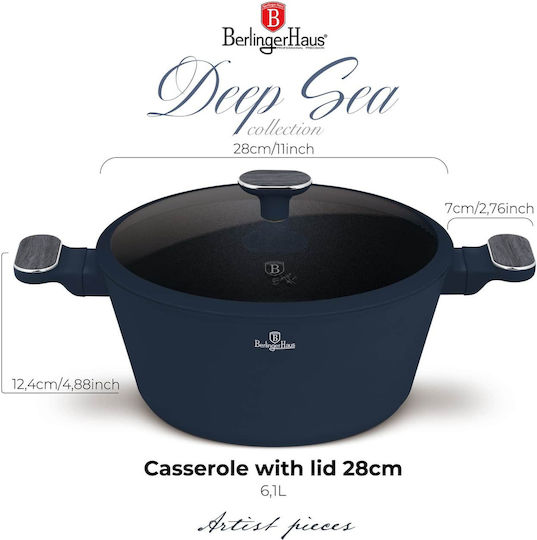 Berlinger Haus Deep Aluminum Stockpot 6.3L / 28cm