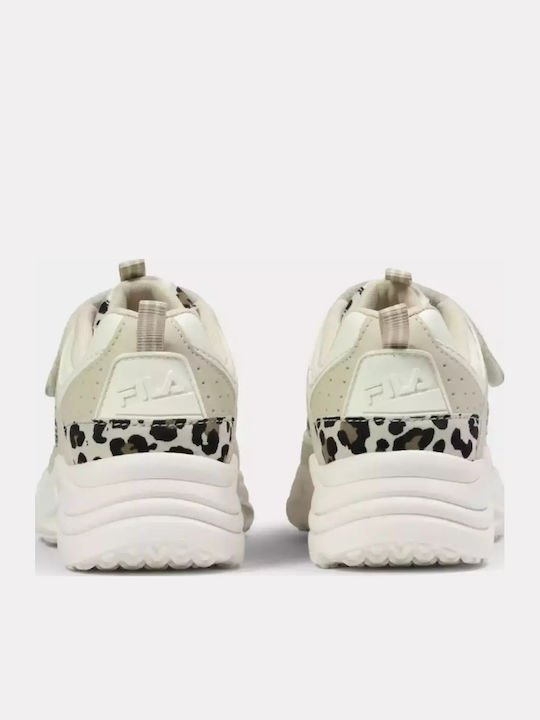 Skye Παιδικά Sneakers Ανατομικά με Σκρατς Μπεζ
